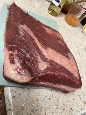 Perfect cut of brisket