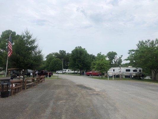 Entrance to campground