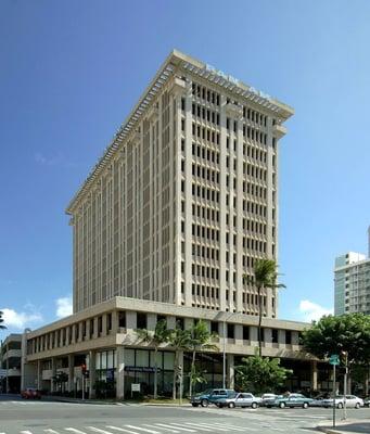 Located in the Pan Am building next to Ala Moana Shopping Center.