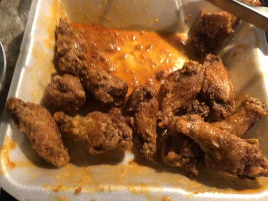 Hot wings- 30 of them in the everyday special