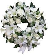 ON SALE WAS $185, NOW $160-HEARTFELT BLESSING STANDING WREATH. FREE DELIVERY- 310-977-4691
  www.lafuneralflowers.com