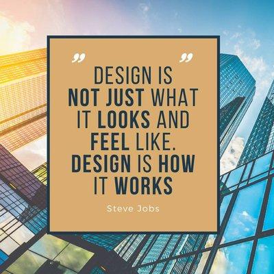 As the great Steve Jobs stated, design is about how it works.