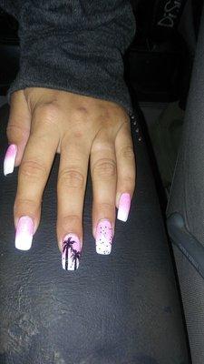 My end of summer nails, got so many compliments. They lasted soo long. Loved, loved, loved!!