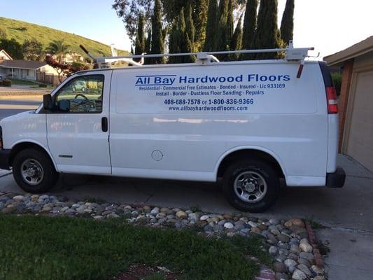 All Bay Hardwood Floors.  Service van