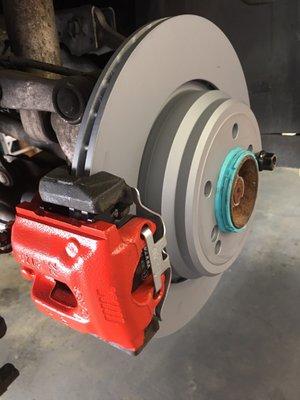 BMW 540I Brake upgrading to M5 system