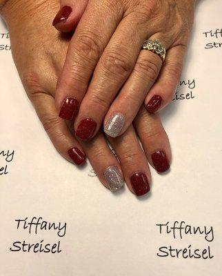 Ruby Slipper Red Dip Nails