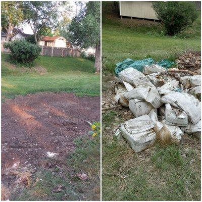 Yard debris removal-Burnsville