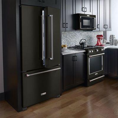 Black stainless steel appliances