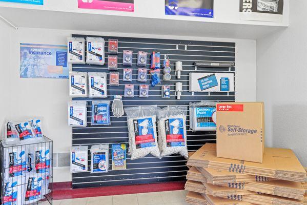 West Coast Self-Storage Stockton - packing supplies