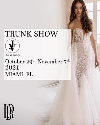 Julie Vino Trunk Show October 29-November 7, 2021