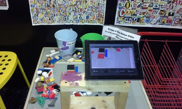 Interactive movie making station