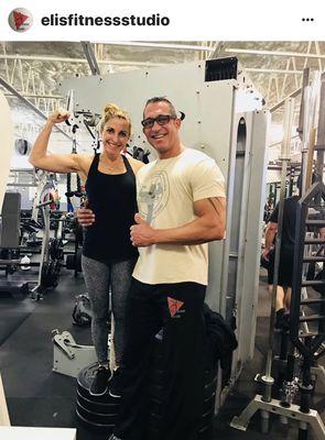 Blessed to have this beautiful Carolyn as a client for so many years! #EFSfitness #ElisFitnessStudio #PersonalTraining