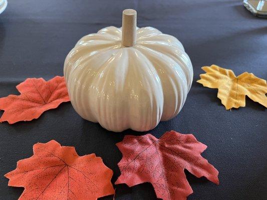 Halloween brunch centerpiece.