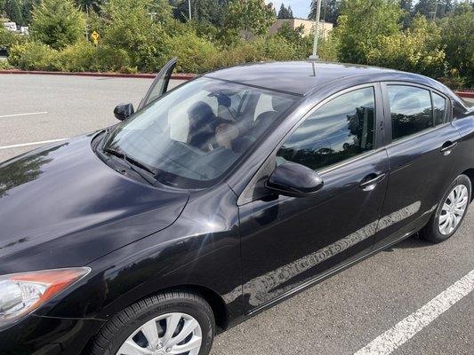 Mazda 3 2013 - Manual Transmission. Final price all things accounted for was $8,509.