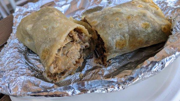 Carnitas burritos