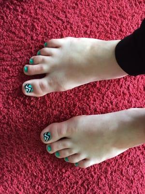 Matching pedi