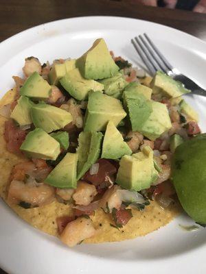 Ceviche tostado