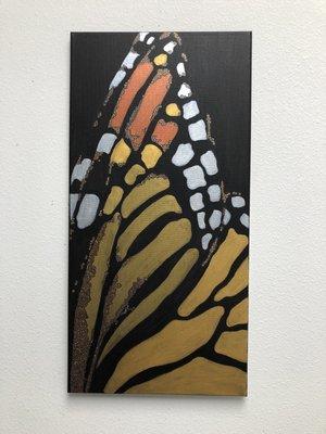 Butterfly metallic acrylic by Susan Giblin