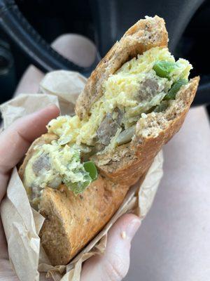 Denver omelette bagel