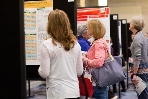 Poster presenters at PCNA's Cardiovascular Nursing Symposium