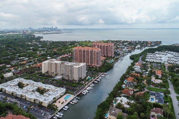 View of Edgewater Drive from above !