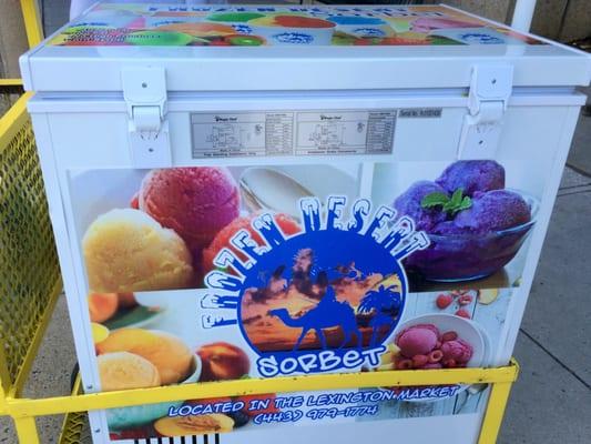 Frozen Desert Sorbet (street cart)