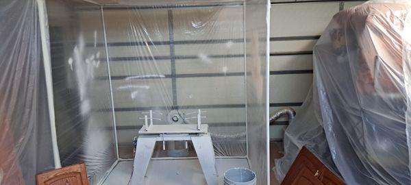 Spray booth