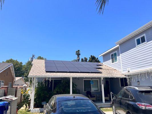 Solar system installation