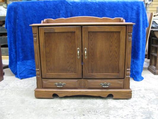 1970's console TV converted to a cabinet