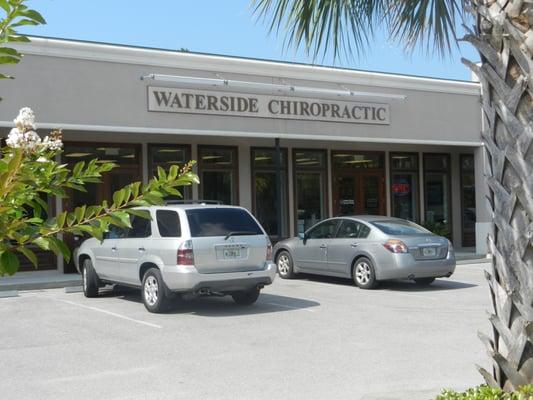 This is the office front to Waterside Chiropractic.