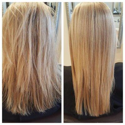 Before & After - Keratin Smoothing Treatment