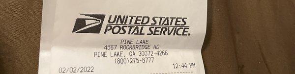 Pine Lake Post Office