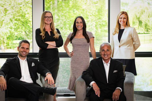 The Glover Team - Realtors Glenn Failla, Krysti Cioch, Sabrina Glover, Mary Cesaretti & Danny Glover