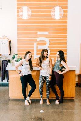 We love our barre3 team!