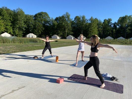 yoga at location of choice