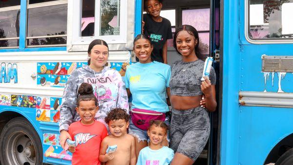 All smiles when eating Munchies Ice cream!