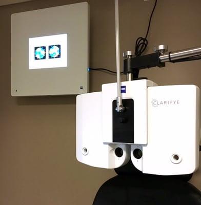 Meet CLARIFYE, our state-of-the-art digital eye exam system!