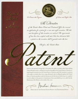 We specialize in patents