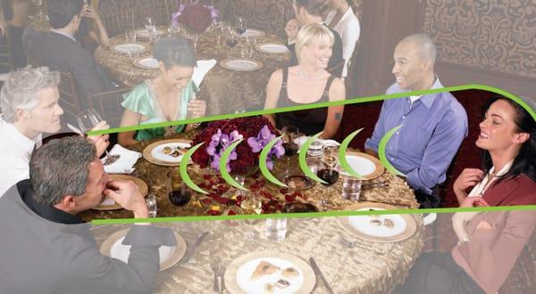 ZOOM in on conversations even in noisy restaurants with PHONAK's ZOOM Technologies. 