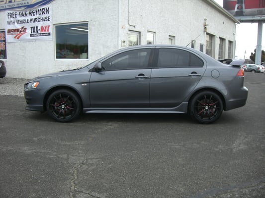 08 MITSUBISHI LANCER AUTO TRANS WITH MAN OPTION PADDLE SHIFTERS 10950