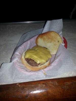 $1.50 1/2 pound cheeseburger. Amazing.