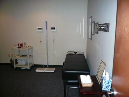 Choice of Health Exam Room and Acupuncture Therapy Room.