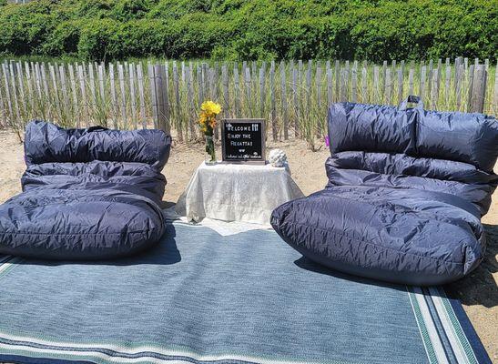 Our guests were able to sit back and relax while enjoying the boat regatta races through Edgartown, MA.