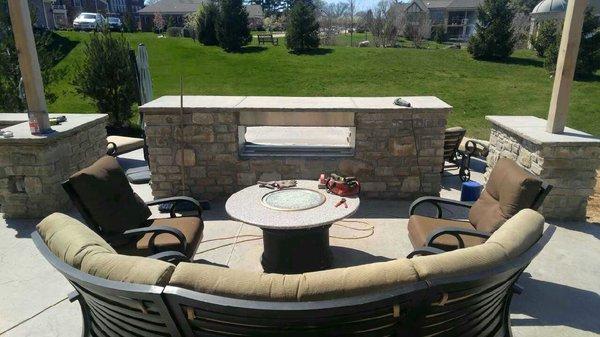 Back Patio & Fireplace