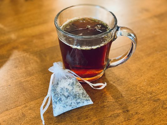 Herbal teas and lavender sugar