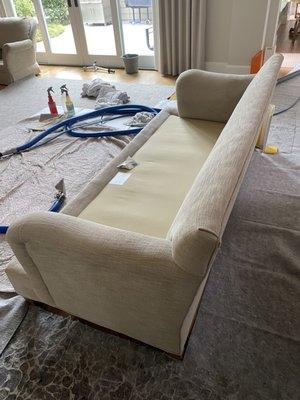 Upholstery cleaning