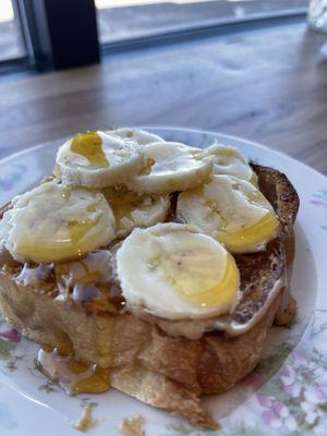 Peanut Butter, Honey & Banana Toast