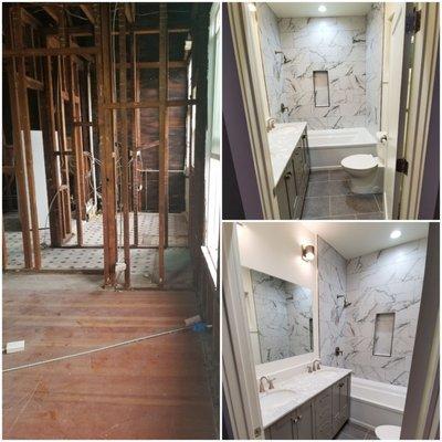 Before & After Master Bathroom