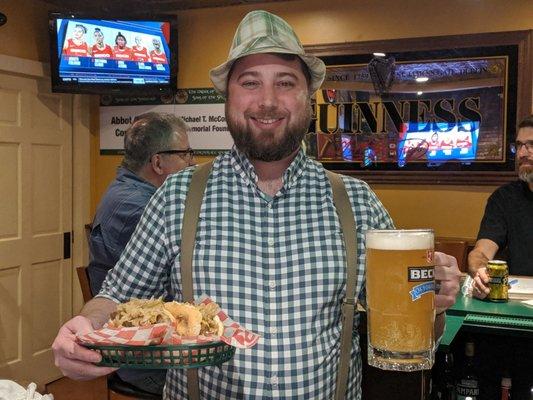 Octoberfest! Friendly bartenders of Shillelagh.