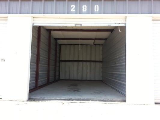 10x20 $110 per month with a $30 move in deposit. Perfect for storing household items such as furniture and appliances.